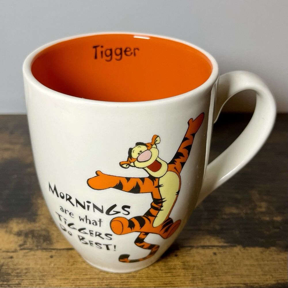 Disney Hallmark Tigger Mug Mornings Are What Tiggers Do Best Winnie Pooh Cup